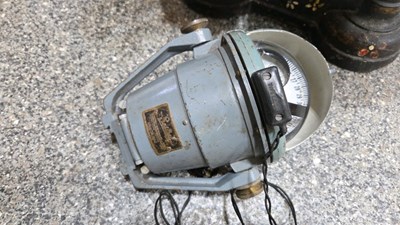 Lot 725 - SHIPS COMPASS & WEIGHING SCALES