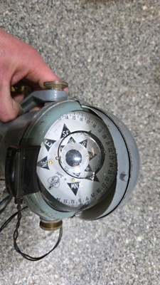 Lot 725 - SHIPS COMPASS & WEIGHING SCALES