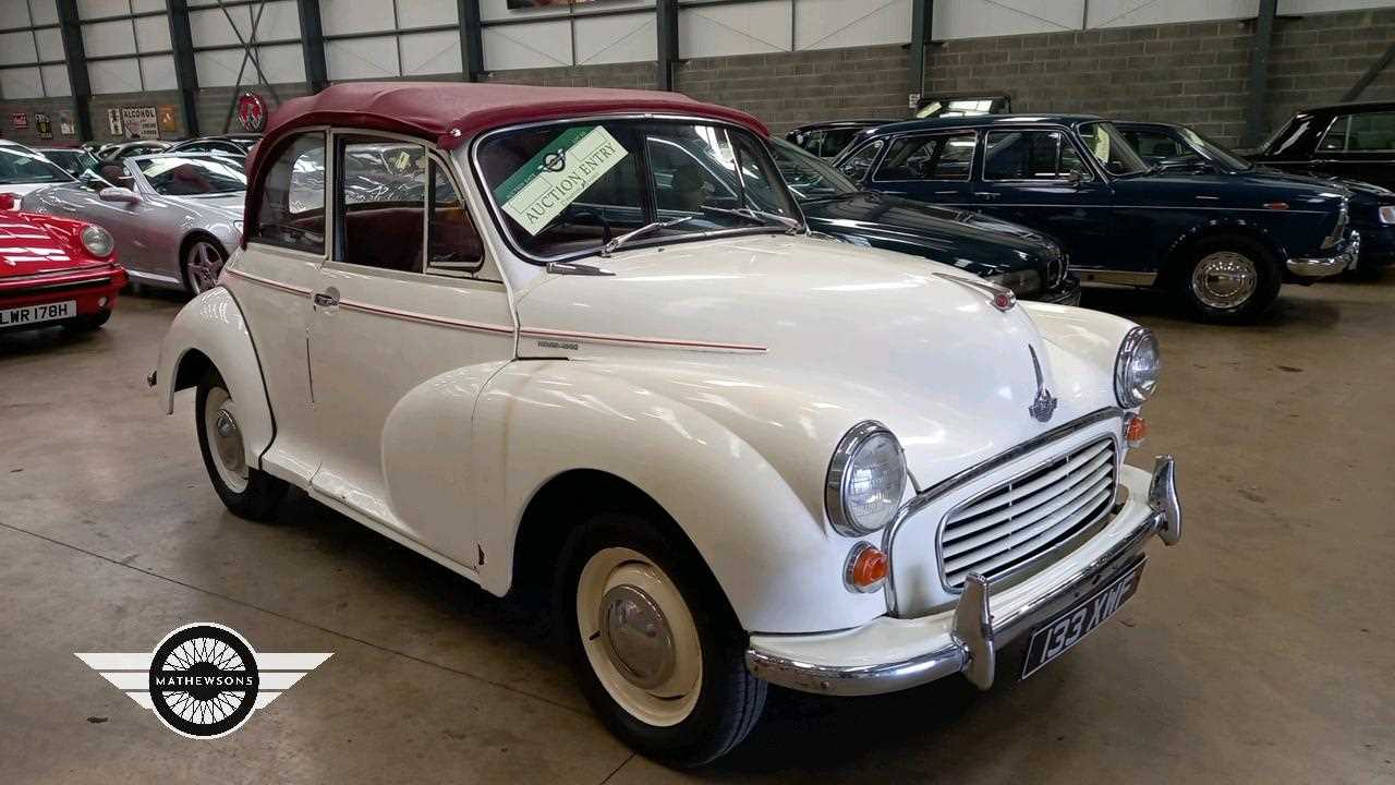 Lot 196 - 1960 MORRIS MINOR