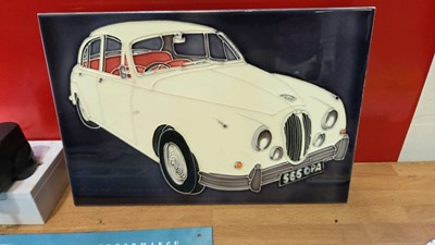 Lot 597 - SELECTION OF JAGUAR SIGNS & PICTURES