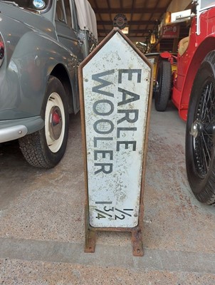 Lot 291 - EARLE WOOLER DIRECTION ROAD SIGN