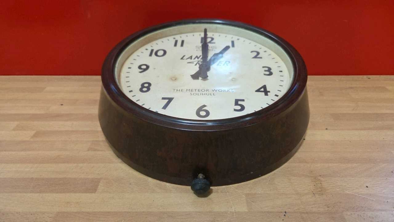 Lot 383 - LAND ROVER CLOCK 9