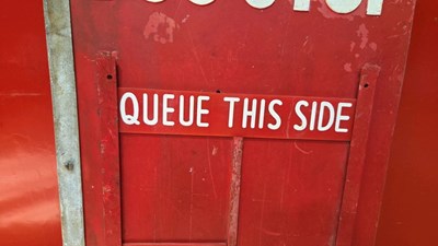 Lot 525 - BUS STOP SIGN