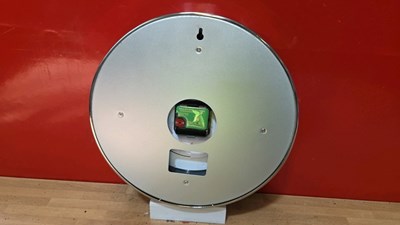 Lot 445 - ROLEX STYLE WALL CLOCK 13" DIA