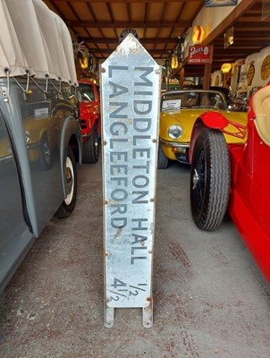 Lot 306 - MIDDLETON / LANGLEEFORD DIRECTION ROAD SIGN