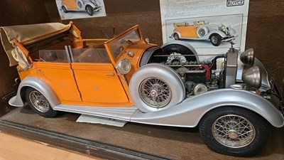 Lot 535 - ROLLS ROYCE TORPEDO CABRIOLET PHANTOM II 1934 SCALE MODEL