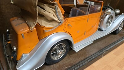 Lot 535 - ROLLS ROYCE TORPEDO CABRIOLET PHANTOM II 1934 SCALE MODEL