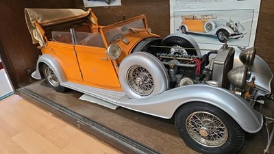 Lot 535 - ROLLS ROYCE TORPEDO CABRIOLET PHANTOM II 1934 SCALE MODEL