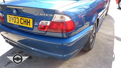 Lot 786 - 2003 BMW 330 CI SPORT AUTO