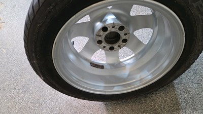 Lot 448 - MERCEDES SLK ALLOY WHEELS & TYRES 205/55ZR16