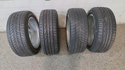 Lot 448 - MERCEDES SLK ALLOY WHEELS & TYRES 205/55ZR16