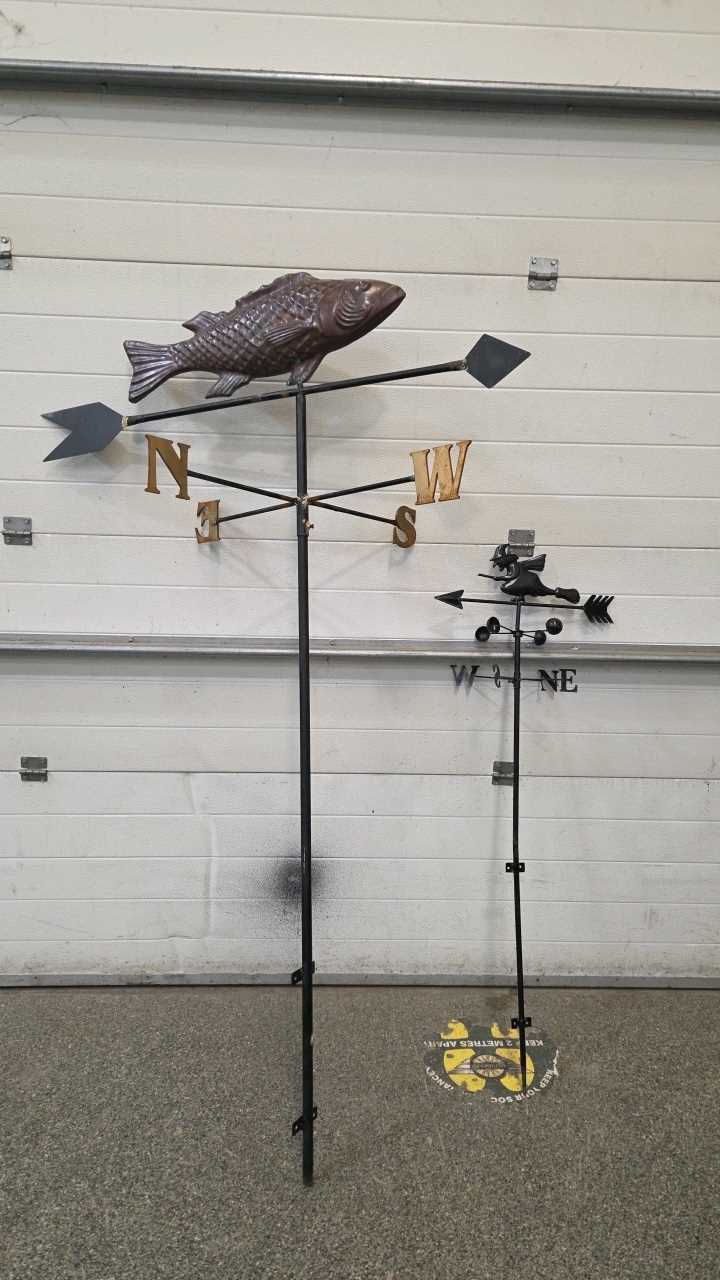 Lot 419 - 2 X WEATHER VANES