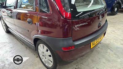 Lot 108 - 2003 VAUXHALL CORSA ELEGANCE 16V