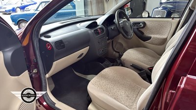 Lot 108 - 2003 VAUXHALL CORSA ELEGANCE 16V