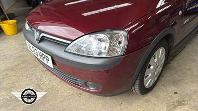 Lot 108 - 2003 VAUXHALL CORSA ELEGANCE 16V
