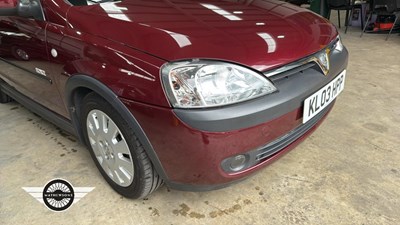 Lot 108 - 2003 VAUXHALL CORSA ELEGANCE 16V