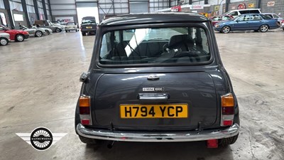 Lot 212 - 1991 ROVER MINI MAYFAIR