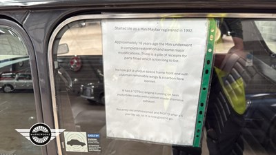 Lot 212 - 1991 ROVER MINI MAYFAIR