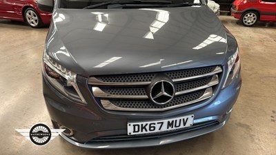 Lot 186 - 2017 MERCEDES-BENZ VITO 119 SPORT BLUETEC