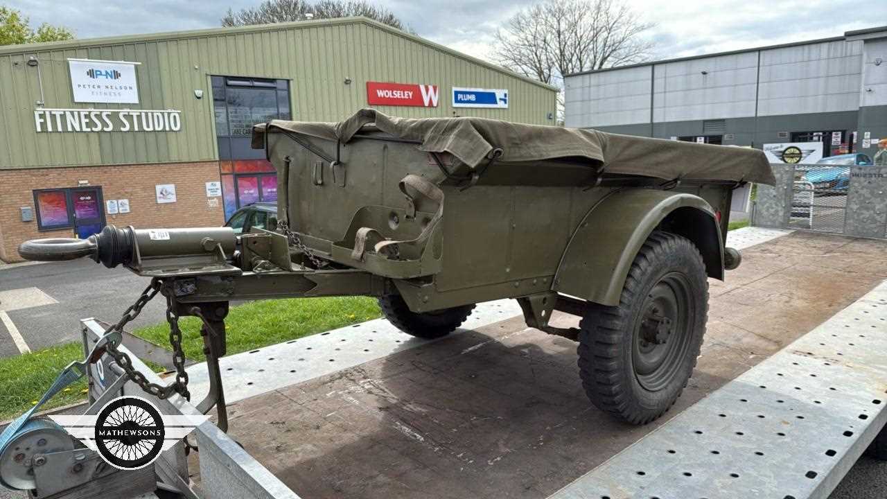 Lot 206 - BANTAM TRAILER WW2 JEEP