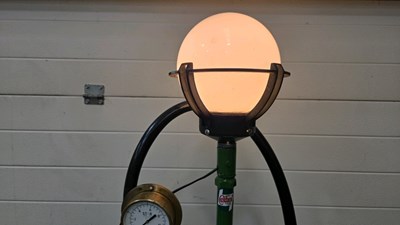 Lot 459 - VINTAGE STYLE PETROL PUMP & OIL PUMP