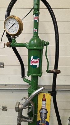 Lot 459 - VINTAGE STYLE PETROL PUMP & OIL PUMP