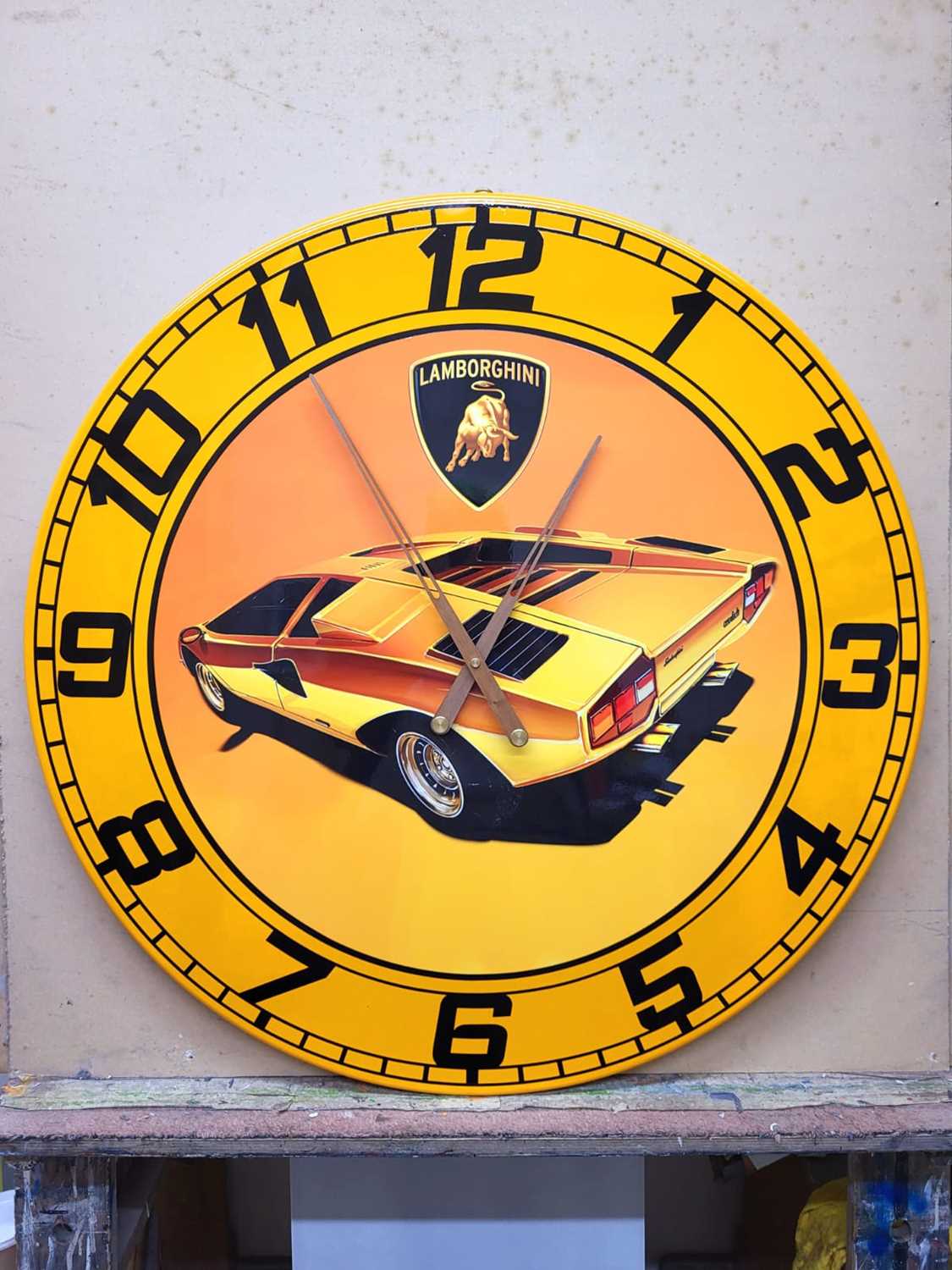 Lot 633 - LAMBORGHINI COUNTACH CLOCK