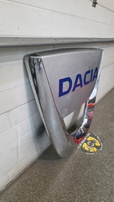 Lot 133 - DACIA DEALER SIGN 38" X 42"