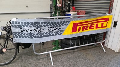 Lot 753 - PIRELLI BANNER 104" X 21"
