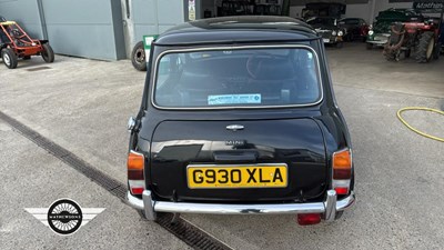Lot 688 - 1989 AUSTIN MINI THIRTY