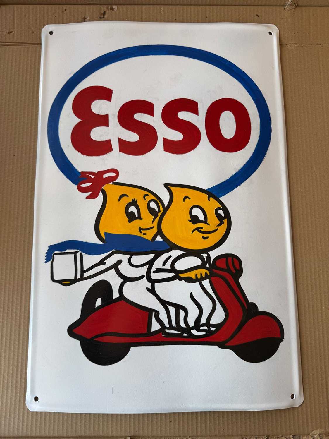 Lot 113 - ESSO MR & MRS DRIP SIGN 24" X 16"