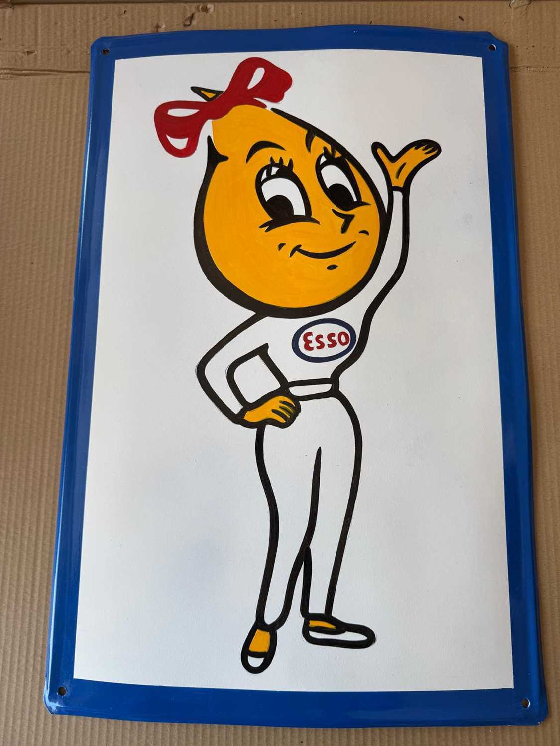 Lot 117 - ESSO MRS DRIP SIGN 24" X 16"
