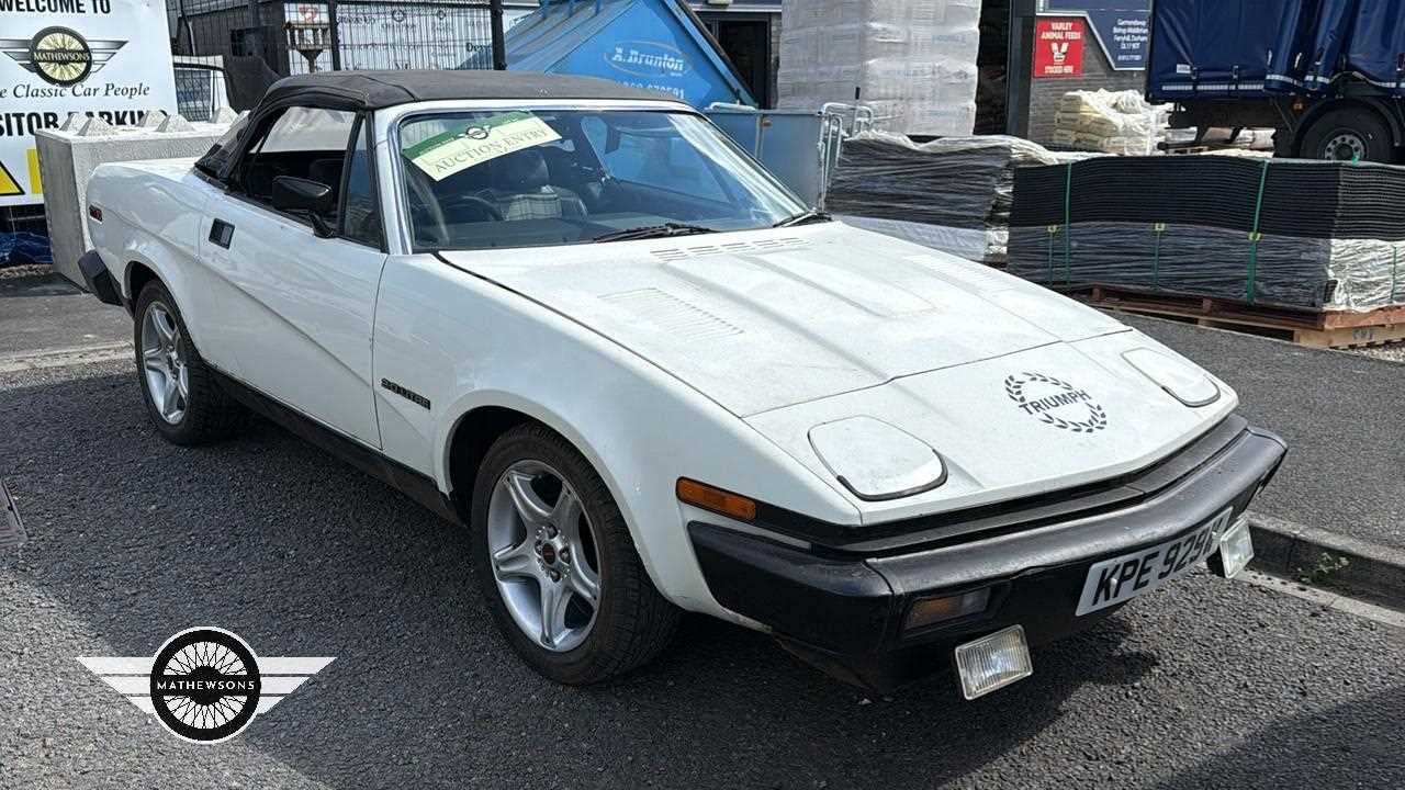 Lot 480 - 1980 TRIUMPH TR7 CONVERTIBLE