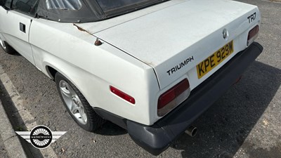 Lot 480 - 1980 TRIUMPH TR7 CONVERTIBLE