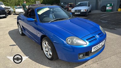 Lot 820 - 2003 MG TF 135 COOL BLUE
