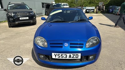 Lot 820 - 2003 MG TF 135 COOL BLUE