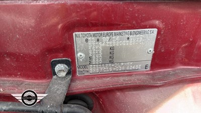 Lot 524 - 2001 TOYOTA COROLLA VVTI GLS AUTO