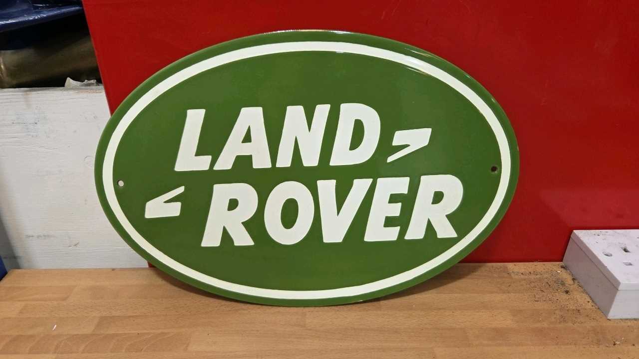 Lot 395 - LAND ROVER SIGN 16