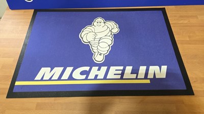 Lot 171 - PLASTIC MICHELIN SIGN & DOOR MAT
