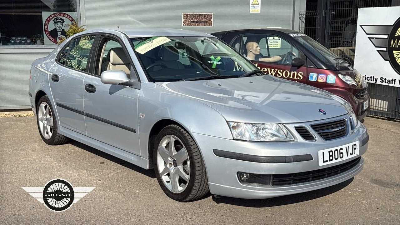 Lot 190 - 2006 SAAB 9-3 VECTOR SPORT TID AUTO