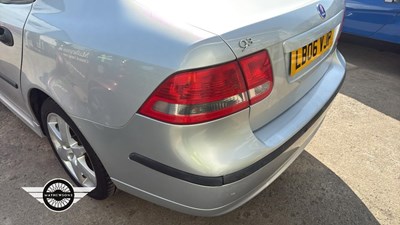 Lot 190 - 2006 SAAB 9-3 VECTOR SPORT TID AUTO