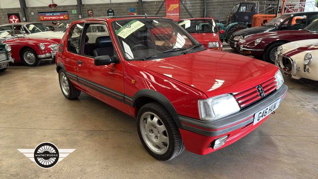 Lot 558 - 1990 PEUGEOT 205 GTI