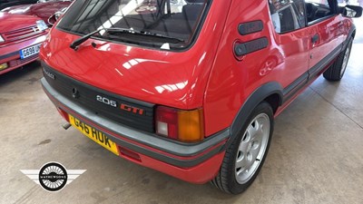 Lot 558 - 1990 PEUGEOT 205 GTI