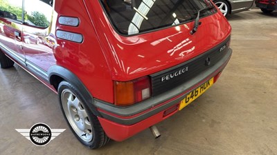 Lot 558 - 1990 PEUGEOT 205 GTI