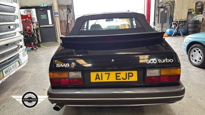 Lot 851 - 1989 SAAB 900 TURBO 16 CONV