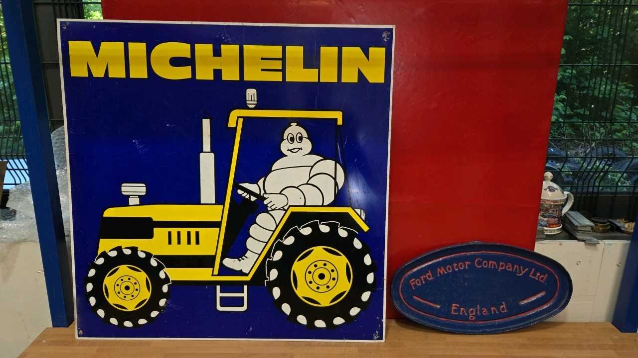 Lot 667 - FORD MOTOR COMPANY & MICHELIN SIGNS