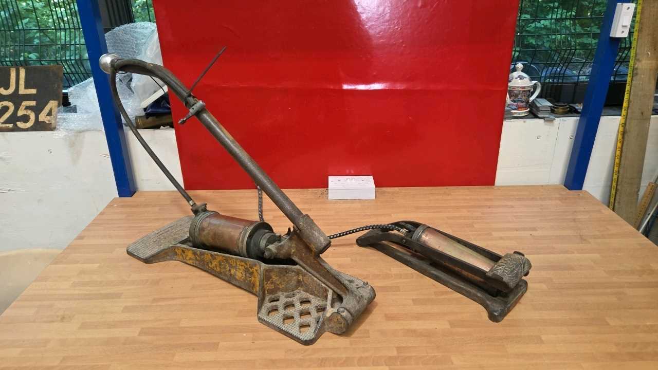 Lot 673 - DUNLOP HAND & FOOT PUMPS