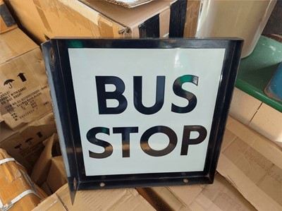 Lot 381 - METAL BUS STOP SIGN