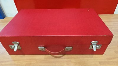 Lot 97 - CORACLE RED PICNIC SET