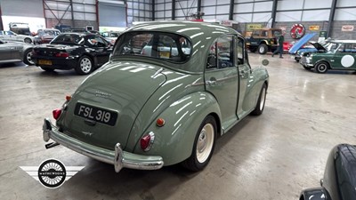Lot 756 - 1959 MORRIS MINOR 1000